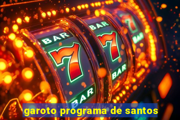 garoto programa de santos